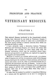 Cover of: Principles and practice of veterinary medicine