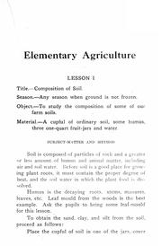 Cover of: Nolan's one hundred lessons in elementary agriculture: a manual and text of elementary agriculture for rural schools