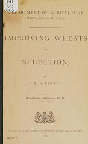 Cover of: Improving wheats by selection