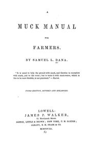 A muck manual for farmers by Samuel Luther Dana