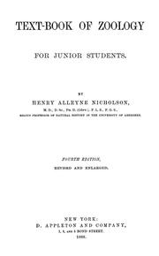 Cover of: Text-book of zoology for junior students