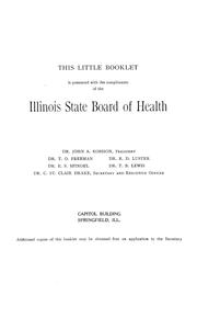 Cover of: Our babies; how to keep them well and happy by Illinois State Board of Health.