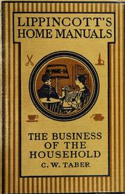Cover of: The business of the household