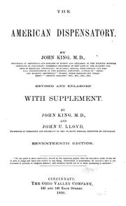 Cover of: The American dispensatory