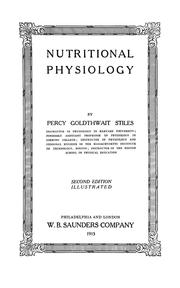 Cover of: Nutritional physiology