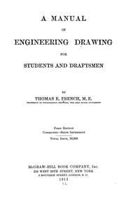 Cover of: A manual of engineering drawing for students and draftsmen