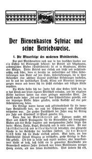 Cover of: Der bienenkasten Sylviac und seine betriebsweise by Carl Krüger