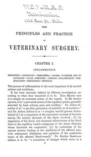 Cover of: The principles and practice of veterinary surgery