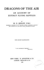 Cover of: Dragons of the air: an account of extinct flying reptiles