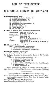 Explanation of sheet 7. by Geological Survey of Great Britain.