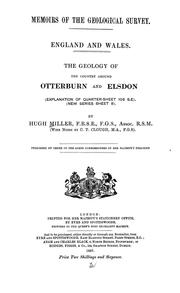 Cover of: The geology of the country around Otterburn and Elsdon: (explanation of quarter-sheet 108 S. E.) (New series sheet 8)
