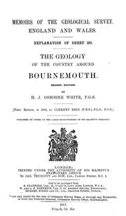 Cover of: The geology of the country around Bournemouth