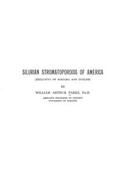 Cover of: Silurian stromatoporoids of America