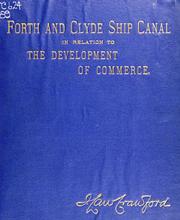 Cover of: Forth and Clyde ship canal in relation to the development of commerce