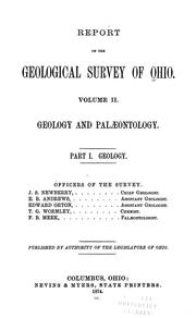 Report of the Geological Survey of Ohio by Geological Survey of Ohio