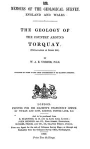 Cover of: The geology of the country around Torquay: (Explanation of sheet 350)