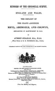 Cover of: The geology of the coasts adjoining Rhyl, Abergele, and Colwyn: (explanation of quarter-sheet 79 N. W.)