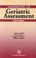 Cover of: Handbook of Geriatric Assessment