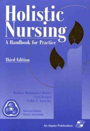 Cover of: Holistic Nursing: A Handbook for Practice