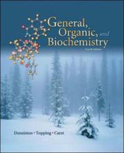 Cover of: General, organic, and biochemistry