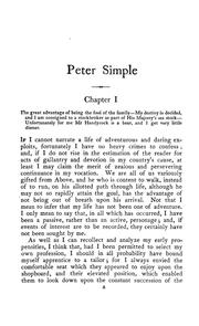 Cover of: Peter Simple by Frederick Marryat