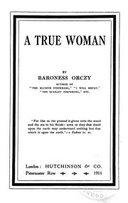 Cover of: A true woman