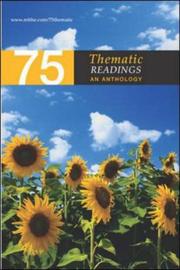 Cover of: 75 thematic readings: an anthology