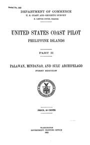 Cover of: United States coast pilot, Philippine Islands.