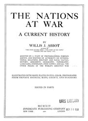 Cover of: The nations at war by Willis J. Abbot