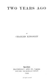 Cover of: Two years ago. by Charles Kingsley