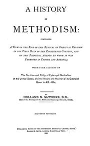 Cover of: A history of Methodism | Holland Nimmons McTyeire