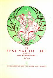 Cover of: The festival of life: pictures of man, woman & child
