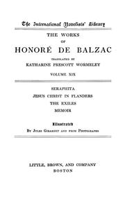 Cover of: The works of Honoré de Balzac