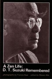 Cover of: A Zen life: D.T. Suzuki remembered