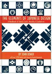 Cover of: Elements Of Japanese Design: Handbook Of Family Crests, Heraldry & Symbolism