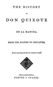 Cover of: The history of Don Quixote de la Mancha by Miguel de Cervantes Saavedra