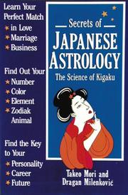 Cover of: Secrets of Japanese astrology by Takeo Mori