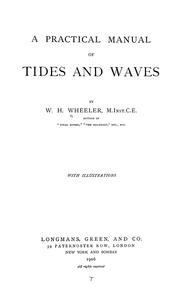 Cover of: A practical manual of tides and waves