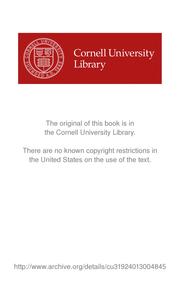 Cover of: Reply of Cornell university to the Carnegie foundation for the advancement of teaching