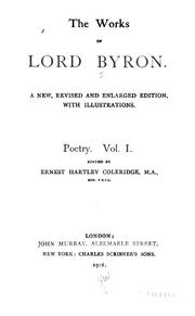 Cover of: The works of Lord Byron by Lord Byron