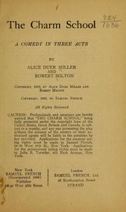 Cover of: The charm school by Alice Duer Miller