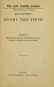 Cover of: Shakespeare's Henry the Fifth