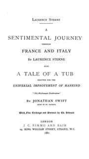 Cover of: A sentimental journey through France and Italy