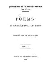 Cover of: Poems by Michael Drayton