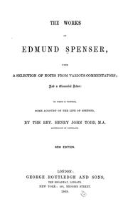 Cover of: The works of Edmund Spenser by Edmund Spenser