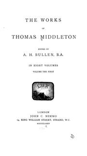 Works by Thomas Middleton, Thomas Middleton