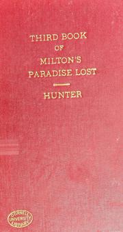 Cover of: Paradise lost. by John Milton