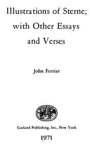 Cover of: Illustrations of Sterne: with other essays and verses