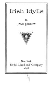 Cover of: Irish idylls by Jane Barlow