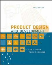 Cover of: Product Design and Development by Karl Ulrich, Steven Eppinger